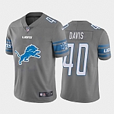 Nike Lions 40 Jarrad Davis Gray Team Big Logo Vapor Untouchable Limited Jersey Dzhi,baseball caps,new era cap wholesale,wholesale hats